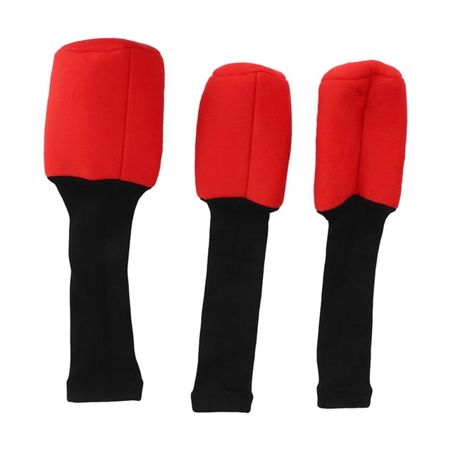 Fundas de tela de felpa para cabezas de palos de golf, 1 3 5, para palos de madera, para golfistas de madera
