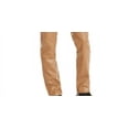 thumbnail image 3 of INC International Concepts Men's Slim Fit Faux Leather Pants Brown Size 38X34, 3 of 3