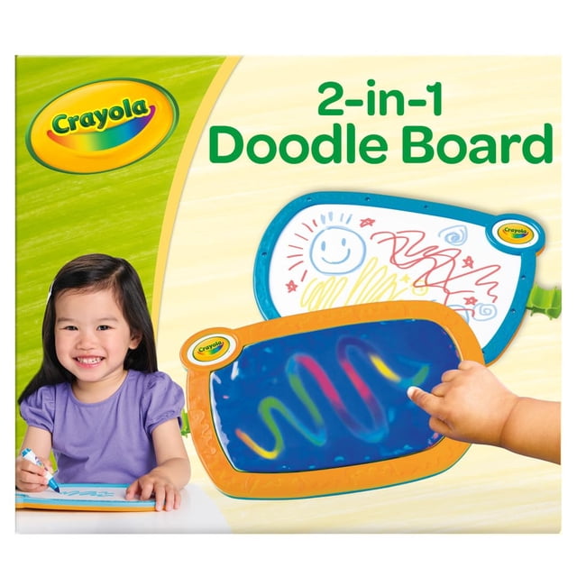 Tableta de dibujo Doodle Board Crayola 2 en 1 para niños pequeños de más de 3 años