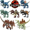 thumbnail image 2 of ¡¡¡Gran valor!!! Mosasaurus Jurassic World Park dinosaurios Rex Indoraptor Triceratops Indominus juguetes de bloques de construcción dinosaurio regalo, 2 of 5