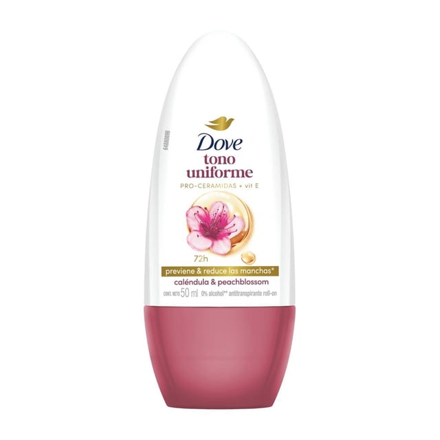 Antitranspirante Dove dermo aclarant en roll on para dama 50 ml