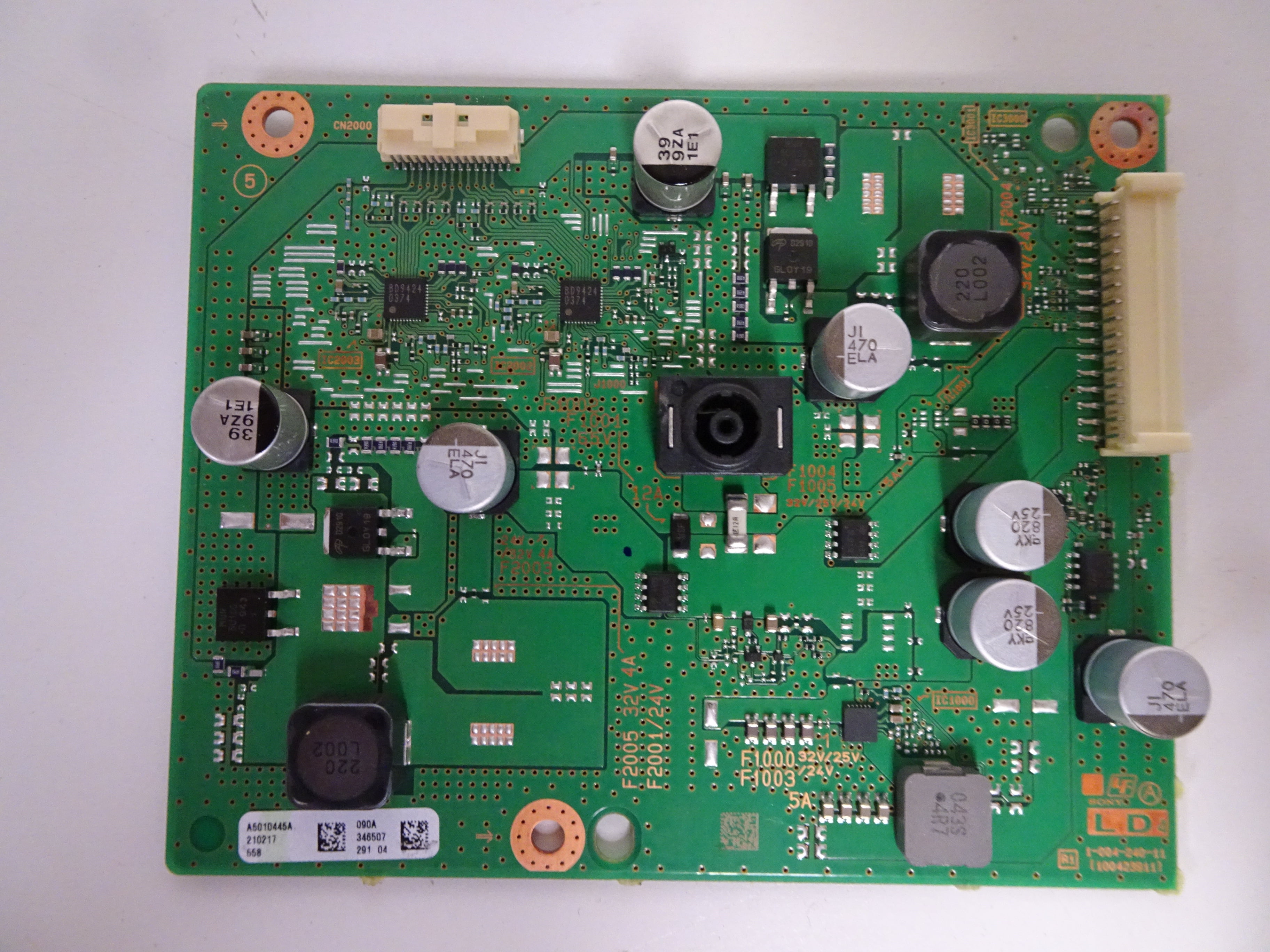Sony XBR49X800H LD4 Power Input (100424011) A5010445A