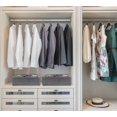 thumbnail image 2 of Pack Foldable Drawer Organizer Jute Fabric for Underwear, Bra, Socks Storage Box with Compartment, 2 of 5