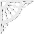 thumbnail image 3 of 5/8"W X 6"D X 6"H Wagon Wheel Architectural Grade PVC Bracket, 3 of 11