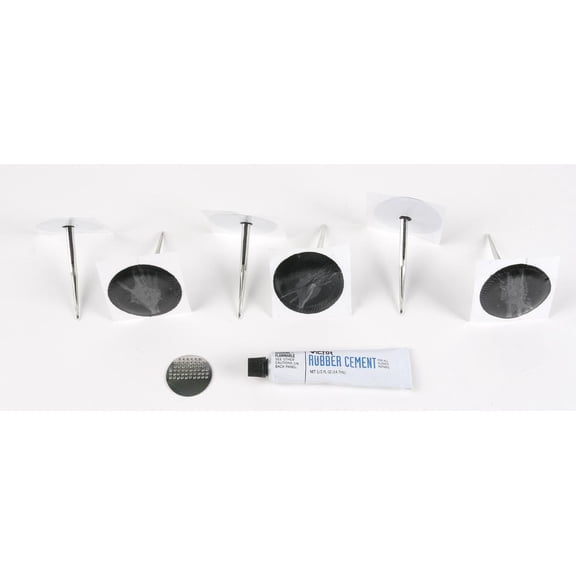 Stop & Go International 3002 Patch/Plugs (6 pack) and Rubber Cement
