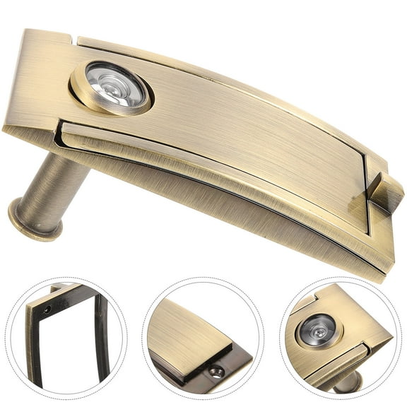 HOOWIFFY Metal Door Peephole Hotel Door Security Knocker with Cover Zinc Alloy 1Pack