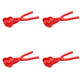 thumbnail image 1 of Clip para Bolas Nieve en Forma Amor Molde Arena Invierno Aleatorio () Rojo, 1 of 8