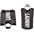thumbnail image 4 of Bolsa de lavandería de tela Oxford, bolsa de almacenamiento de ropa sucia, bolsa de almacenamiento plegable de gran tamaño, color negro, 4 of 4