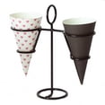 thumbnail image 1 of Ice Display Racks Tools Supplies Decorative Display Stand Holder Cupcake Cone Stands for Birthday Cooking Kitchen Wedding Popcorn for 2 ice cream, 1 of 8