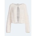 thumbnail image 5 of Scoop Women's and Women's Plus Stitch Mix Button Front Cardigan, Sizes XS-4X, 5 of 6