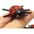 thumbnail image 1 of 25 Pieces Mini Ladybug Figurine Realistic Fake Ladybug Garden Decoration Halloween Prank Props Party Favors, 1 of 3