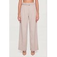 thumbnail image 3 of Women's Solid High Waisted Wide Leg Dress Pants with Belt, 3 of 4