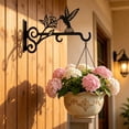 thumbnail image 1 of MTBLYS Gancho de pared de hierro para colgar cestas|comederos y campanillas de viento|Gancho decorativo con diseño ornamental para jardín|balcón|patio|terraza|uso interior y exterior, 1 of 8