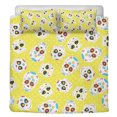 thumbnail image 3 of Yellow Sugar Skull 3 Pcs Bed Set, 3 of 8