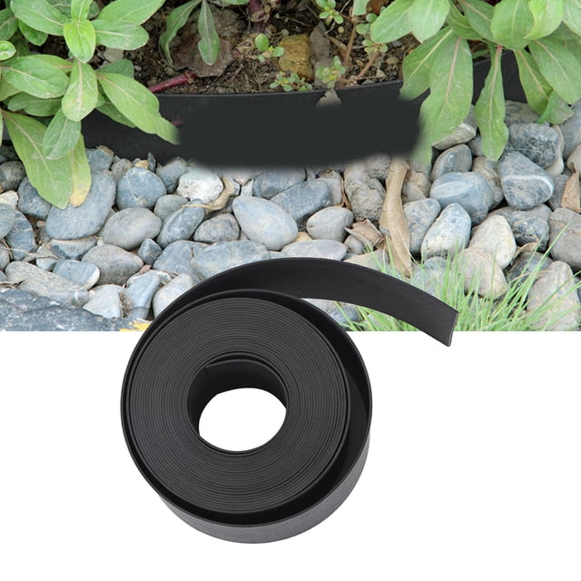 Landscape Edging, Black Edging Border 10m Length Easy Bending PE For Planting