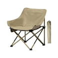 thumbnail image 2 of Silla plegable ligera para acampar, taburete plegable de gran tamaño con bolsillo lateral para playa Amarillo Sharpla Asiento al aire libre, 2 of 8