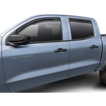 AVS 2023 Chevrolet Colorado / GMC Canyon Ventvisor Outside Mount Window Deflectors 4pc - Smoke