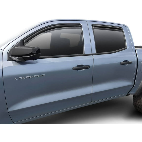 AVS 2023 Chevrolet Colorado / GMC Canyon Ventvisor Outside Mount Window Deflectors 4pc - Smoke