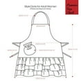 thumbnail image 2 of NEOVIVA Kitchen Aprons for Women with Pocket, Old-Fashioned Canvas Bib Apron for Cooking, Baking, BBQ and Gardening, Style Doris, Floral Lollipop Red, 2 of 3