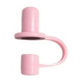 thumbnail image 3 of Lipstore Straw Cover Cap Dustproof Silicone Straw Tips Cover for Kitchen Home Outdoor Pink, 3 of 8