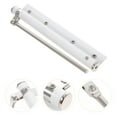 thumbnail image 6 of Baluue Door Closer Hinge Automatic Closing 1 Set White Stainless Steel, 6 of 8