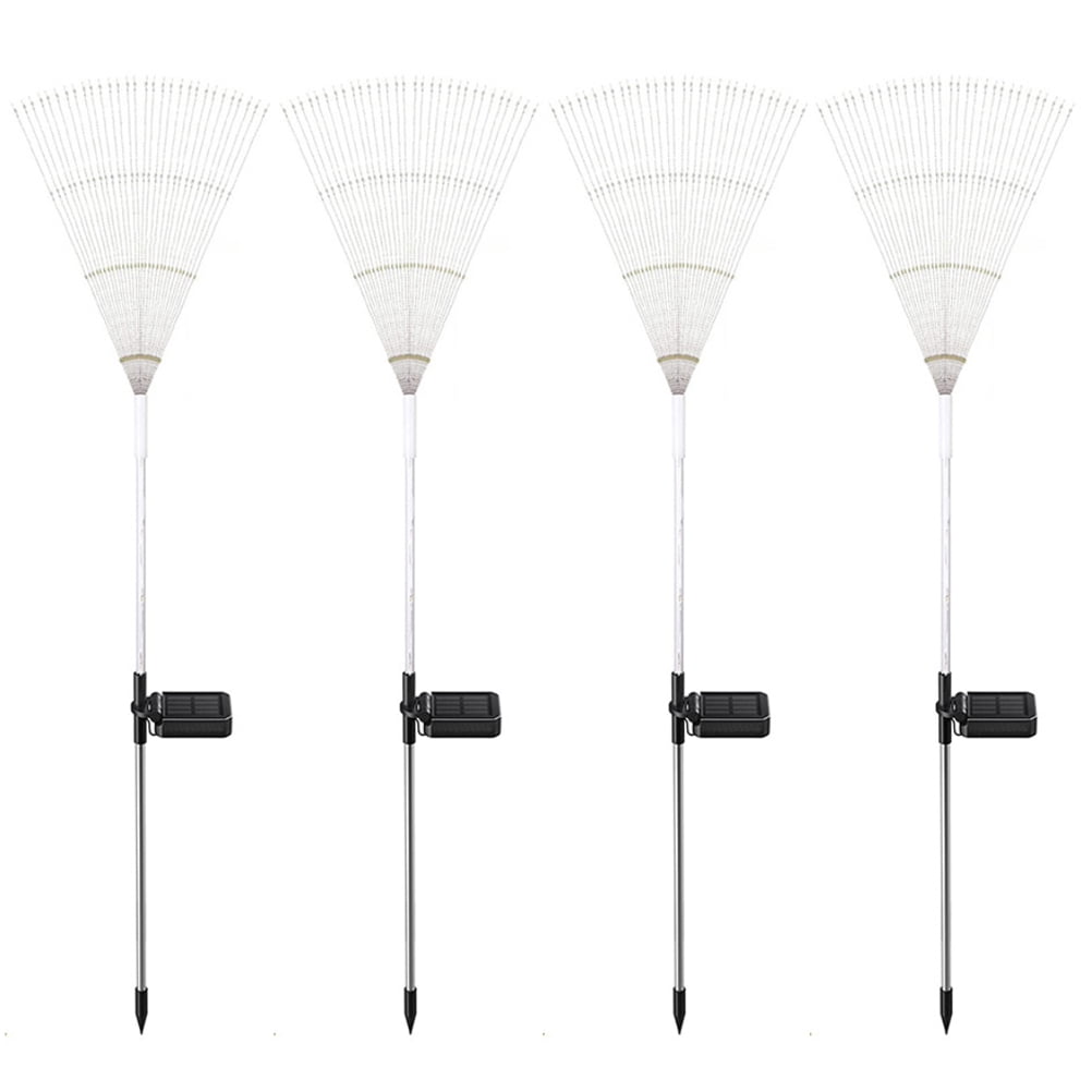 4Pcs Solar Garden Lights DIY Solar Firework Lights IP65 Waterproof LED String Light for Outdoor Garden Patio Yard Pathway Party Decor