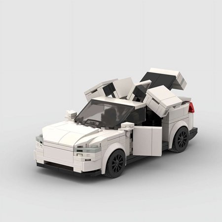 Speed Champions Car Back to the Futured Sets Model Building Bricks Supercar City Super Run Racing Sports Vehicle MOC Technique
