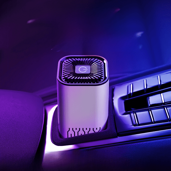 Purificador de aire para coche, generador de iones negativos, eliminación de olores de formaldehído, filtro portátil para oficina y hogar, aromaterapia
