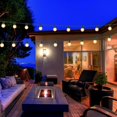 thumbnail image 4 of Cadena de luces SUNSGNE G40 para exteriores, 7,5 m, 27 bombillas esmeriladas, 110 V, 4 of 7