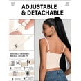 thumbnail image 5 of Camisoles pour Femmes Bretelles Spaghetti Réglables Débardeur Doublé Ajusté pour Sortir y2k Tops, 5 of 5