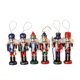thumbnail image 4 of 6x adornos navideños de Cascanueces, figuras de soldado Cascanueces, figuras de marionetas para decoración de mesa de estante, 4 of 9