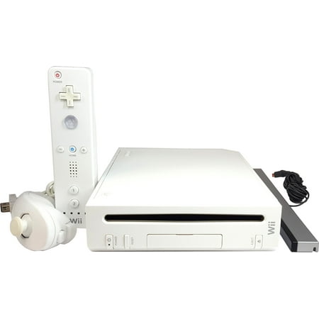 Japanese Nintendo Wii - Refurbished Nintendo Wii Video Game Console (White) Matching Remote and Nunchuk Controllers