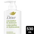 thumbnail image 2 of Dove Shampooing Hydratant au Concombre pour Cheveux Secs, avec Soin Liquide Bio-Protéiné, 2 of 7