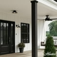thumbnail image 3 of Hunter - Skyflow 1-light Matte Black,  , Dimmable, Modern Style, Cone Shaped, for Bedrooms, Bathrooms - 46022, 3 of 7
