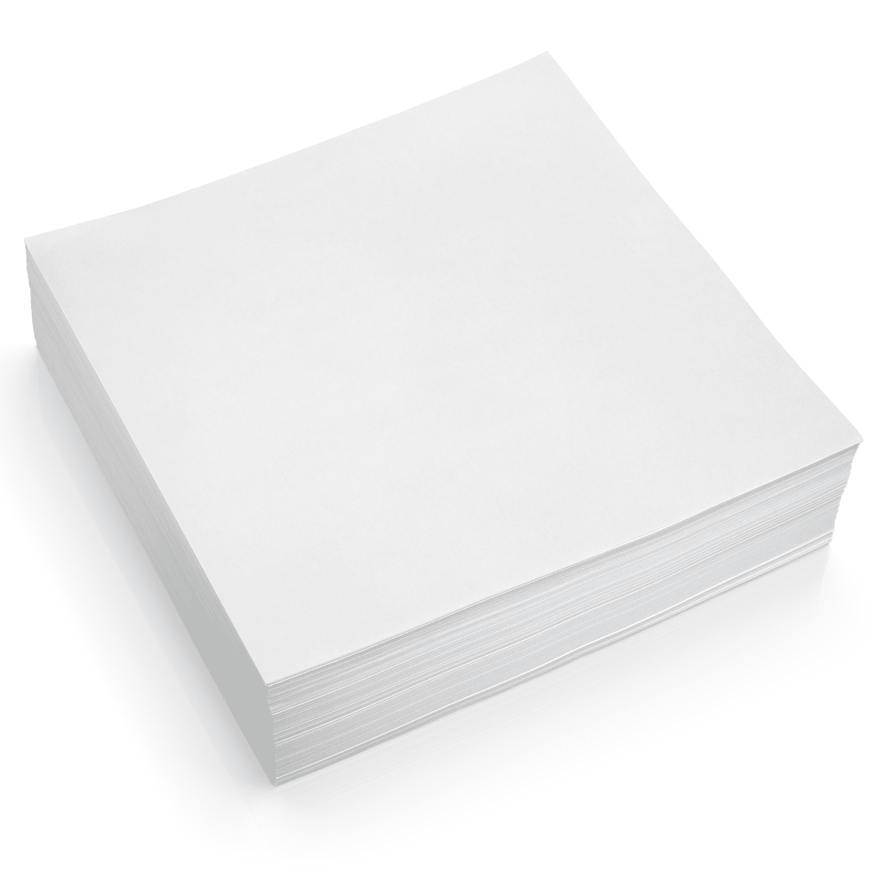 Precut Butcher Paper Sheets for Sublimation & Heat Press Crafts, (X-Large, 4.75 in x 4.75 in), White, Uncoated