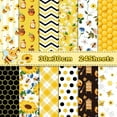 thumbnail image 1 of Christmas Scrapbook Paper 12 x12 Double Sided - 12 Designs 24 Sheets Printing Pattern Decoupage Decorative Craft Paper Pad for Junk Journals Bullet Journal Card Making Background, 1 of 7