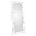 thumbnail image 4 of Zayan 32 x 71 Inch Floor Mirror LED Lighting White Gloss, 4 of 12