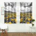 thumbnail image 2 of MKHERT Spring Meadow Window Curtain Kitchen Curtain 26x39 inch,Two Piece, 2 of 3