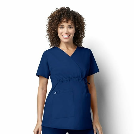 

WonderWink WonderWORK 145-Maternity Mock Wrap Scrub Top
