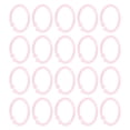 thumbnail image 3 of Anillos De Hojas Sueltas De Plástico De 20 Piezas, Anillos Flexibles Transparentes Para Tarjetas De Notas Documentos Con Material De Educación Física Para La Oficina Escolar En, 3 of 7