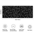 thumbnail image 3 of Math Equations Algebra Black Pattern Bathroom Rugs Mat,Non Slip Microfiber Bathroom Rug,Rubber Backing,Soft Bathroom Mats for Bathroom Floor,Tub and Shower,60x24in(150x60cm), 3 of 5