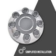 thumbnail image 2 of CROSSDESIGN Wheel Center Hub Caps Hub Cover Fit for RAM 2500 3500 2003-2013, 2 of 9