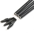 thumbnail image 3 of 12PCS 80CM Mixed Carbon Arrow W Replace Tip&Turkey Feather F Recurve Bow, 3 of 7