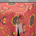 thumbnail image 4 of Vintage Dog Crate Cover, Colorful Mandalas Pattern Symmetrical Design Traditional Folk Design, Easy to Use Pet Kennel Cover Small Dogs Puppies Kittens, 7 Sizes, Burnt Sienna Multicolor, by Ambesonne, 4 of 6