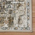 thumbnail image 6 of Ofoor Area Rugs for Living Room 9'x12' Washable Rugs Retro Large Area Rug Modern for Home Decor Foldable Nonslip Bedroom Rugs, Yellow, 6 of 12