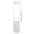 thumbnail image 3 of KFFKFF Pet Entryway for Sliding Glass Doors, Adjustable Height from 75 7/8" to 80 11/16", Canine Access for Sliding Entrances, Aluminum Framed Toughened Glass Pet Passage with Hinged Flap and Lock, 3 of 9
