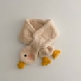 thumbnail image 5 of AWZXDE Winter Kids Scarf With Cartoon Goose Design Soft Thickened Warm Neck Wrap Cute Windproof For Children Cold Weather 2-8 Years Beige, 5 of 5