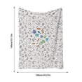 thumbnail image 2 of Soft Cozy DIY Coloring Throw Blanket All Ages Friendly Art Craft Blanket For Relaxation Household Home Decor, 2 of 8