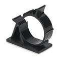 thumbnail image 4 of 100PCS Adhesive Cable Tie Holder Wire Management Clips Adjustable Cable Organizer Black, 4 of 15