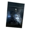 thumbnail image 4 of Buzón montado en la pared Postbox Postbox Box Bux Bux para cartas de cartas de cartas de poste de metal para la puerta decorativa de hogar externo al Negro, 4 of 8